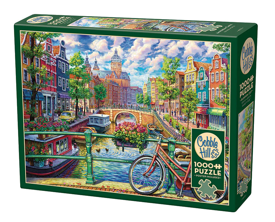 Puzzle - 1000 pc (Cobble Hill) - Amsterdam Canal