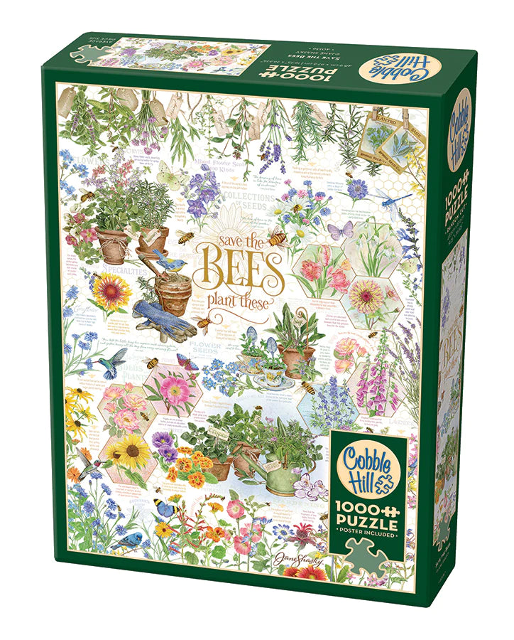 Puzzle - 1000 pc (Cobble Hill) - Save the Bees
