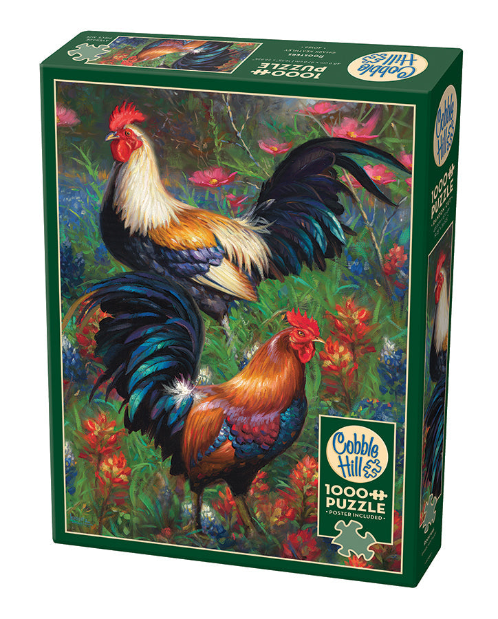Puzzle - 1000 pc (Cobble Hill) - Roosters