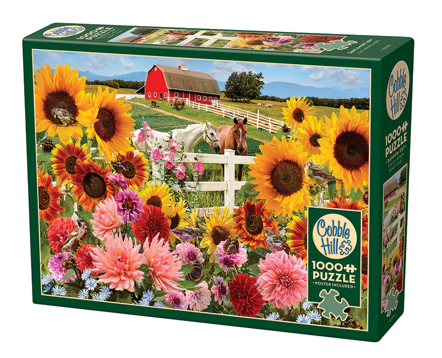 Puzzle - 1000 pc (Cobble Hill) - Sunflower Farm
