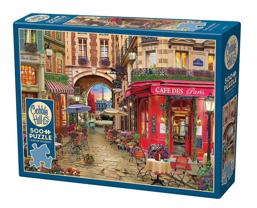 Puzzle - 500 pc (Cobble Hill) - Cafe des Paris