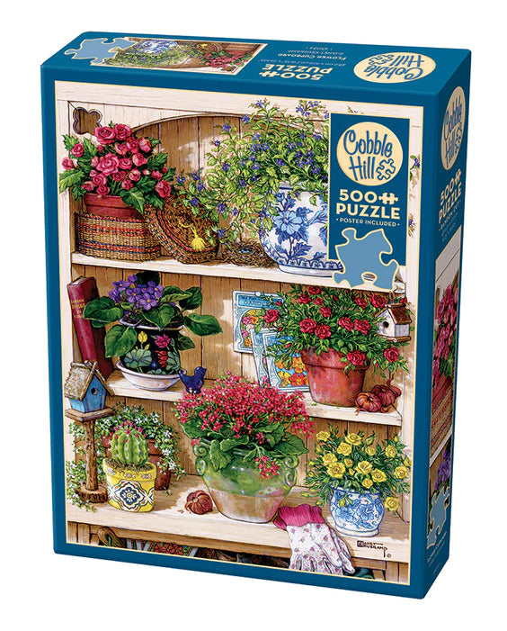 Puzzle - 500 pc (Cobble Hill) - Flower Cupboard