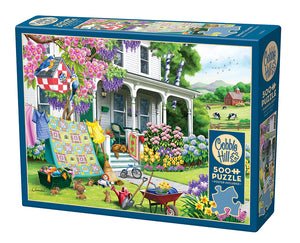 Puzzle - 500 pc (Cobble Hill) - Spring Cleaning