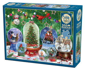 Puzzle - 500 pc (Cobble Hill) - Snow Globes