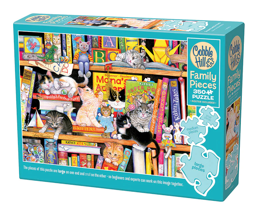 Puzzle - 350 pc (Cobble Hill) - Storytime Kittens (Family)