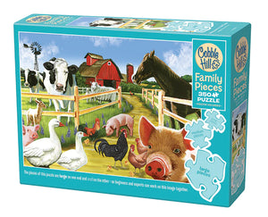 Puzzle - 350 pc (Cobble Hill) - Welcome to the Farm (Family)
