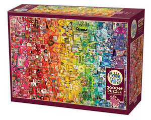 Puzzle - 2000 pc (Cobble Hill) - Rainbow