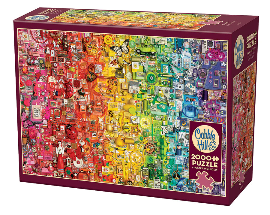 Puzzle - 2000 pc (Cobble Hill) - Rainbow
