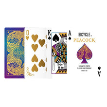 Load image into Gallery viewer, Bicycle Playing Cards - Purple Peacock

