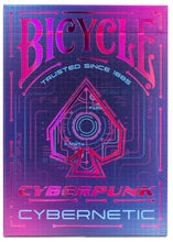 Load image into Gallery viewer, Bicycle Playing Cards - Cyberpunk Cybernetic
