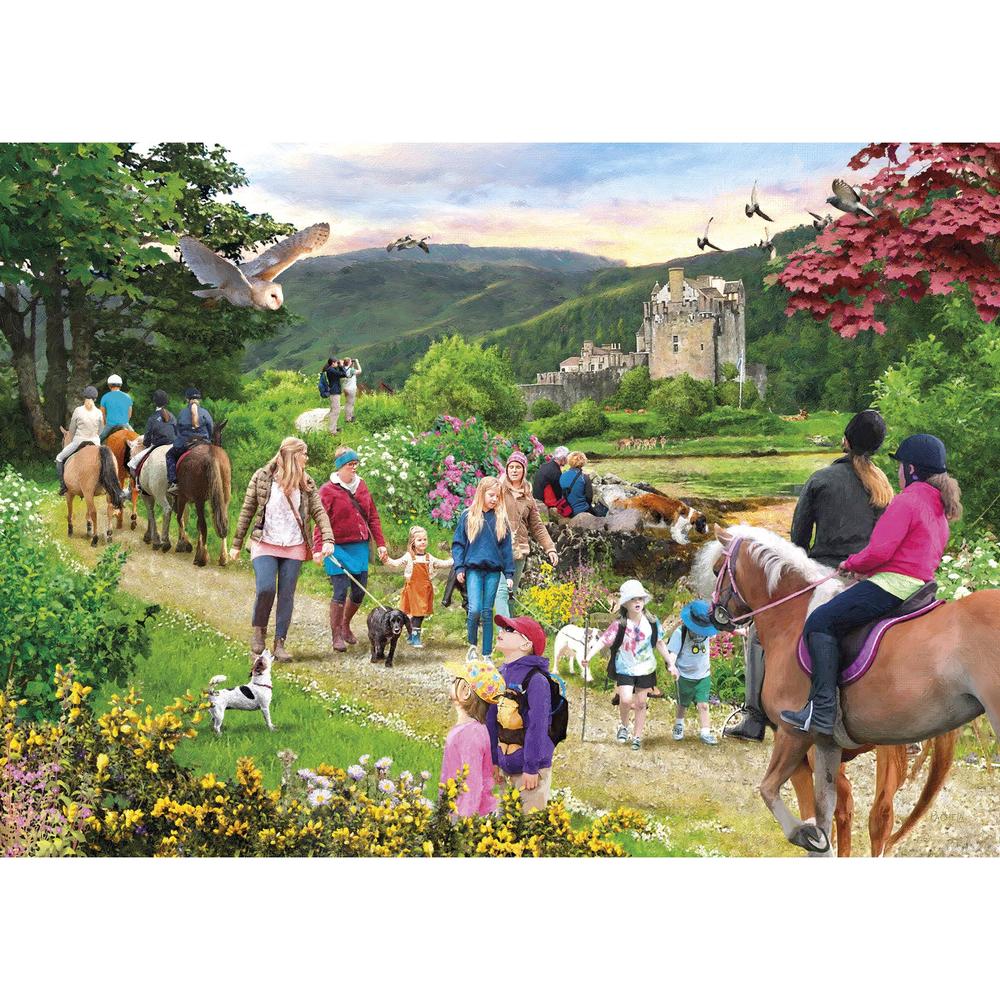 Puzzle - 1000pc (Gibsons) - Highland Hike